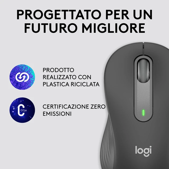 Alt view image 5 of 5 - Logitech Signature M650 L Wireless Mouse