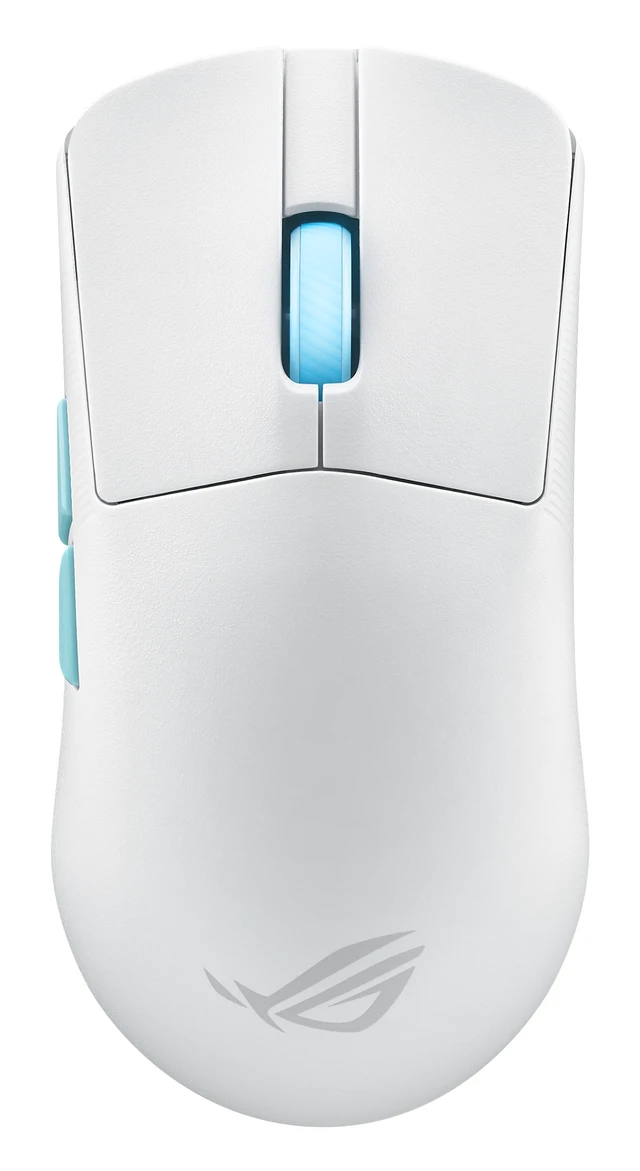 Alt view image 5 of 9 - ASUS ROG Harpe Ace - Aim Lab Edition - mouse - USB, 2.4 GHz, Bluetooth 5.1 - white