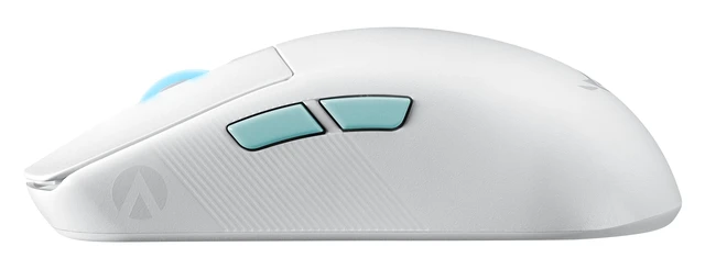 Alt view image 8 of 9 - ASUS ROG Harpe Ace - Aim Lab Edition - mouse - USB, 2.4 GHz, Bluetooth 5.1 - white