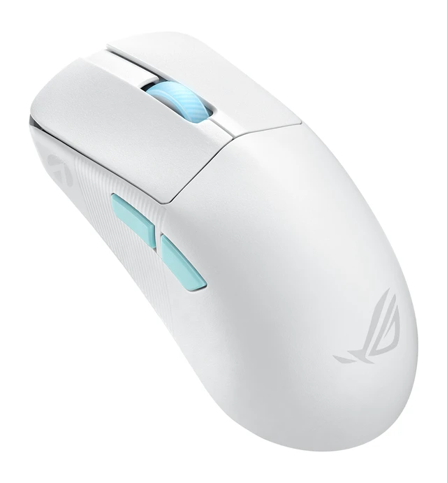 Alt view image 7 of 9 - ASUS ROG Harpe Ace - Aim Lab Edition - mouse - USB, 2.4 GHz, Bluetooth 5.1 - white