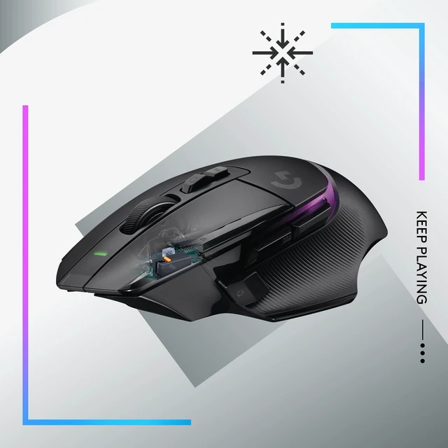 Alt view image 2 of 5 - Logitech G G502 X PLUS - LIGHTSPEED Wireless RGB Gaming Mouse