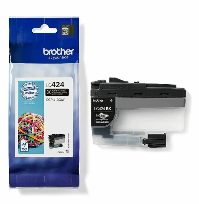 Alt view image 2 of 4 - Brother LC-424BK ink cartridge 1 pc(s) Original Black