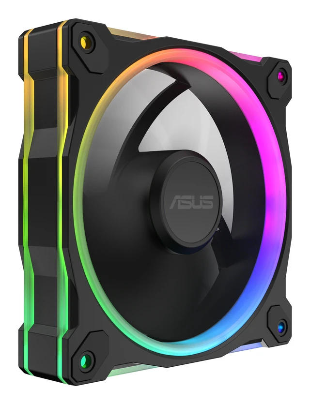 Alt view image 5 of 8 - ASUS Prime MR120 Fan ARGB Reverse Black Computer case 12 cm - 90DA00L0-B09000