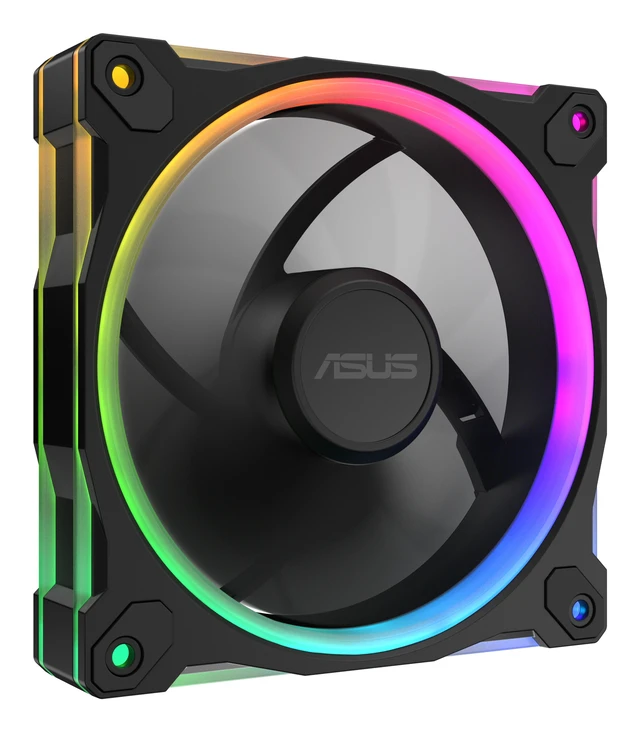 Alt view image 6 of 8 - ASUS Prime MR120 Fan ARGB Reverse Black Computer case 12 cm - 90DA00L0-B09000