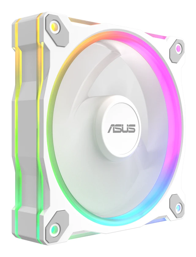 Alt view image 2 of 5 - ASUS Prime MR120 Fan ARGB White Computer case 12 cm