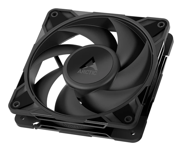 Alt view image 12 of 12 - Arctic ACFAN00305A P12 Pro Premium Fan, 120 mm PWM Fan, 600-3000 RPM, 0 RPM <5% PWM, Fluid Dynamic Bearing, 4-Pin (Black)