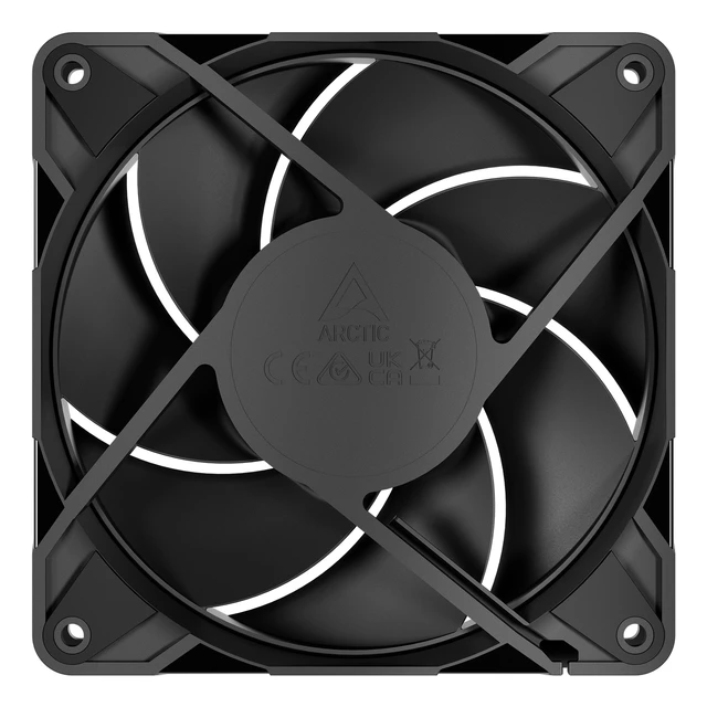 Alt view image 11 of 12 - Arctic ACFAN00305A P12 Pro Premium Fan, 120 mm PWM Fan, 600-3000 RPM, 0 RPM <5% PWM, Fluid Dynamic Bearing, 4-Pin (Black)