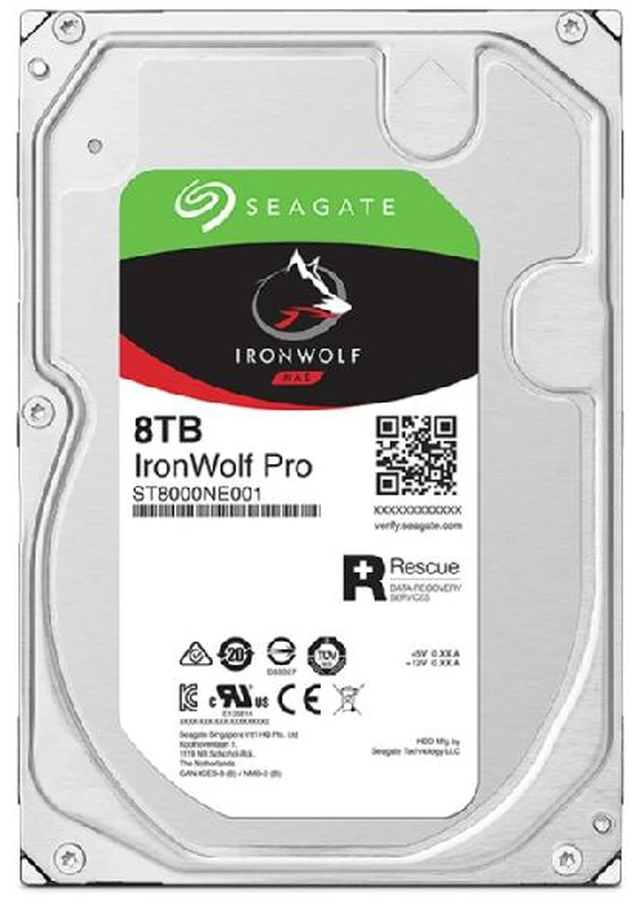 Alt view image 7 of 8 - Seagate IronWolf Pro ST8000NT001 8TB 7200 RPM 256MB Cache SATA 6.0Gb/s 3.5" Internal Hard Drive - OEM