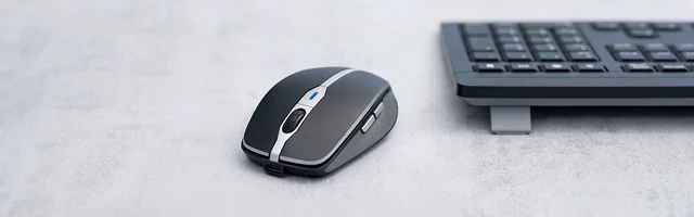 Alt view image 4 of 5 - CHERRY MW 9100 mouse Ambidextrous RF Wireless + Bluetooth 2400 DPI