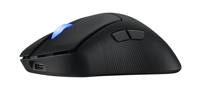 Alt view image 5 of 5 - ASUS ROG Keris II Ace Wireless AimPoint Black mouse Right-hand RF Wireless + Bluetooth + USB Type-A Optical 42000 DPI