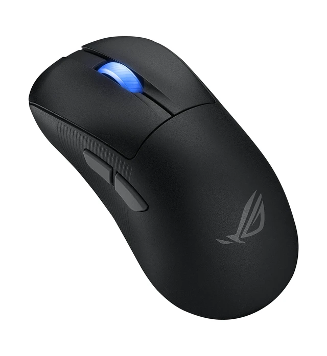 Alt view image 2 of 5 - ASUS ROG Keris II Ace Wireless AimPoint Black mouse Right-hand RF Wireless + Bluetooth + USB Type-A Optical 42000 DPI