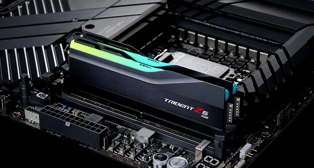Alt view image 2 of 5 - G.Skill Trident Z5 RGB F5-6000J4048F24GX2-TZ5RK memory module 48 GB 2 x 24 GB DDR5 6000 MHz
