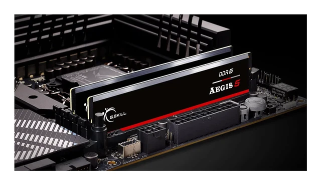 Alt view image 4 of 5 - G.Skill Aegis 5 F5-6000J3636F32GX1-IS memory module 32 GB 1 x 32 GB DDR5 4800 MT/s 288-pin DIMM