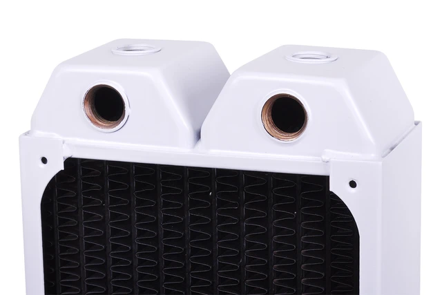 Alt view image 13 of 15 - Alphacool NexXxos UT60 Full Copper Radiator 360, 120mm x 3, Triple Fan, White