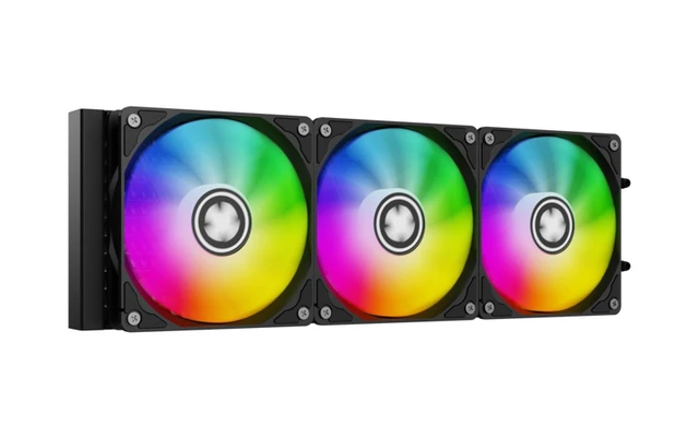 Alt view image 2 of 5 - Xilence LQ360PRO.ARGB computer cooling system Processor All-in-one liquid cooler 12 cm Black 1 pc(s)