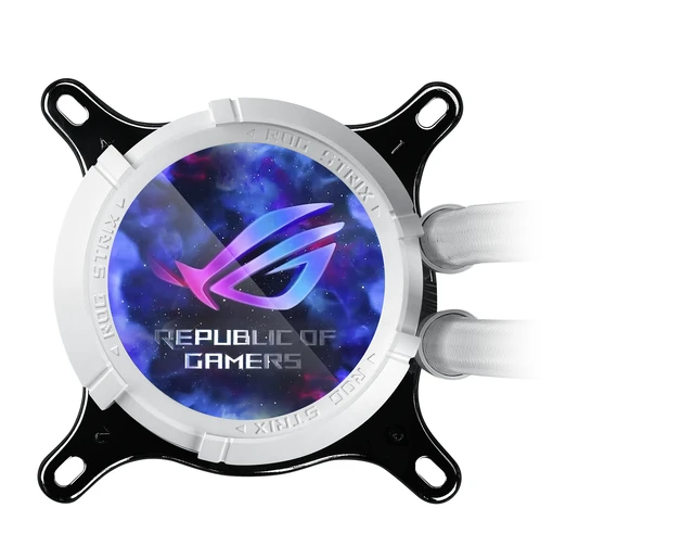 Alt view image 4 of 5 - ASUS ROG Strix LC III 360 ARGB White Edition Computer case All-in-one liquid cooler 12 cm