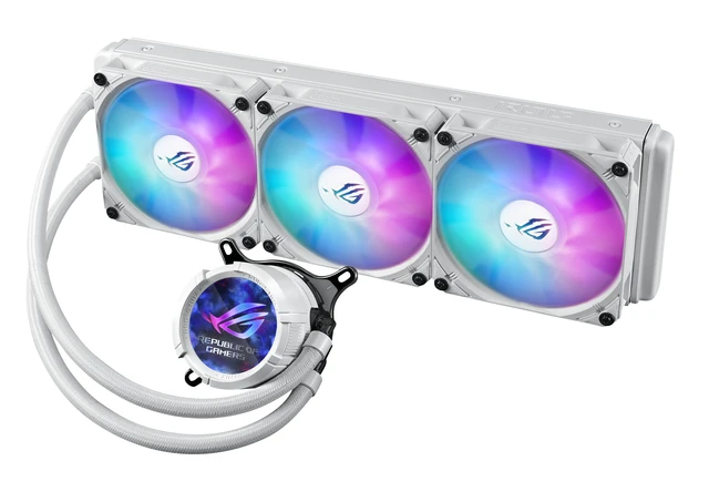 Alt view image 2 of 5 - ASUS ROG Strix LC III 360 ARGB White Edition Computer case All-in-one liquid cooler 12 cm