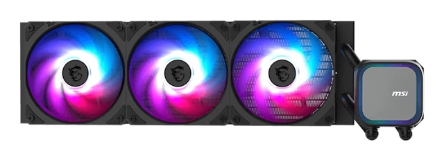 Alt view image 2 of 2 - MSI MAG CORELIQUID A13 360 Motherboard, Processor All-in-one liquid cooler 12 cm Black 1 pc(s)