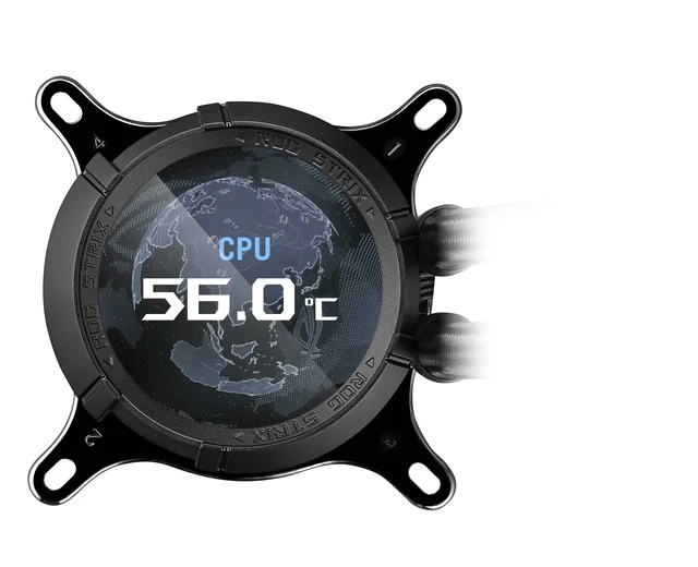 Alt view image 4 of 5 - ASUS ROG STRIX LC III 360 ARGB Processor All-in-one liquid cooler 12 cm Black