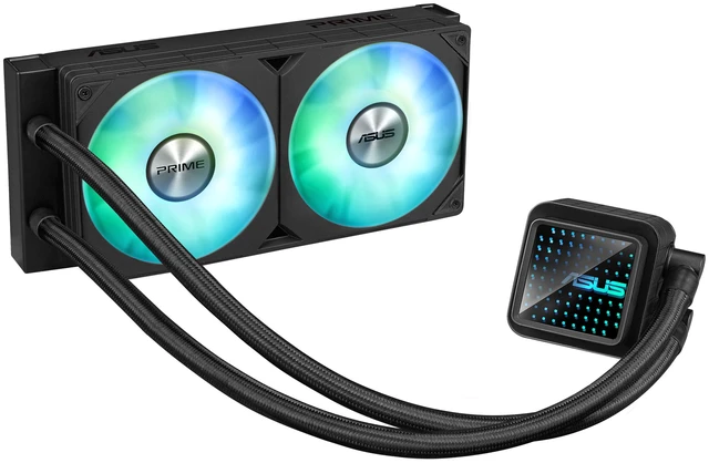 Main image of ASUS Prime LC 240 ARGB Computer case All-in-one liquid cooler 12 cm Black