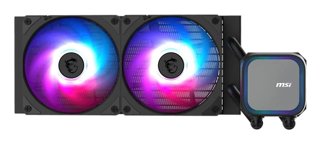 Alt view image 2 of 2 - MSI MAG CORELIQUID A13 240 Motherboard, Processor All-in-one liquid cooler 12 cm Black 1 pc(s)