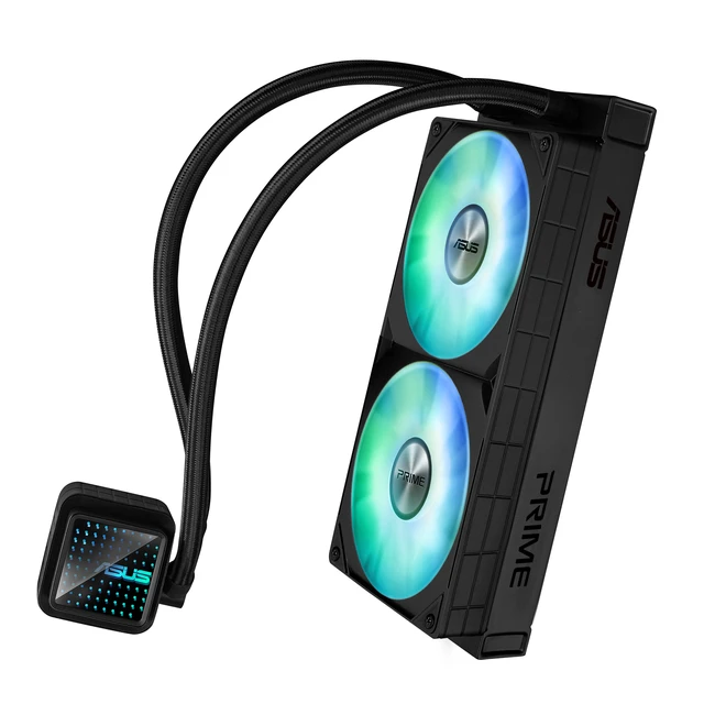 Alt view image 5 of 5 - ASUS Prime LC 240 ARGB Computer case All-in-one liquid cooler 12 cm Black