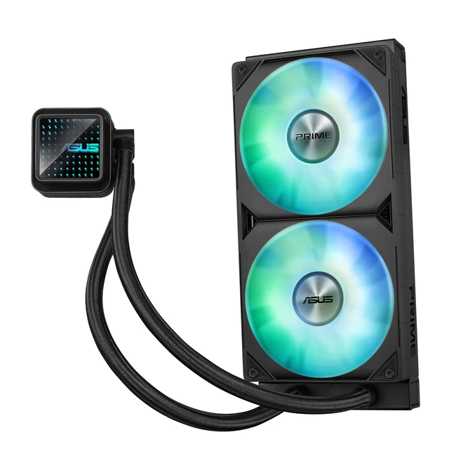 Alt view image 4 of 5 - ASUS Prime LC 240 ARGB Computer case All-in-one liquid cooler 12 cm Black