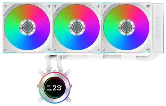 Main image of Lian Li GA II Hydroshift II LCD-C 360CL Processor All-in-one liquid cooler 12 cm White 1 pc(s)