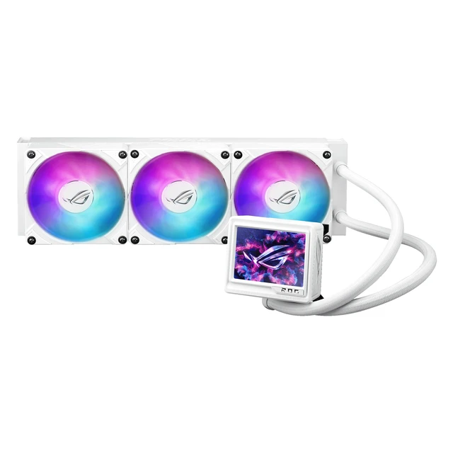 Alt view image 2 of 5 - ASUS ROG RYUJIN III 360 ARGB EXTREME WHT Processor All-in-one liquid cooler 12 cm White 1 pc(s)