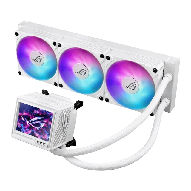 Alt view image 4 of 5 - ASUS ROG RYUJIN III 360 ARGB EXTREME WHT Processor All-in-one liquid cooler 12 cm White 1 pc(s)