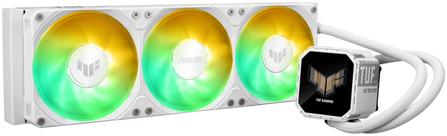 Main image of ASUS TUF Gaming LC III 360 ARGB LCD White Edition Processor All-in-one liquid cooler 12 cm 1 pc(s)