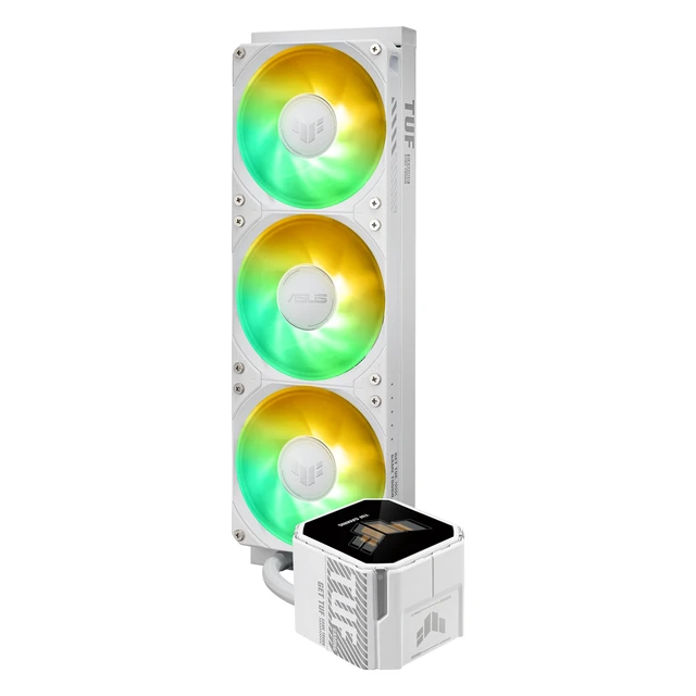 Alt view image 4 of 5 - ASUS TUF Gaming LC III 360 ARGB LCD White Edition Processor All-in-one liquid cooler 12 cm 1 pc(s)