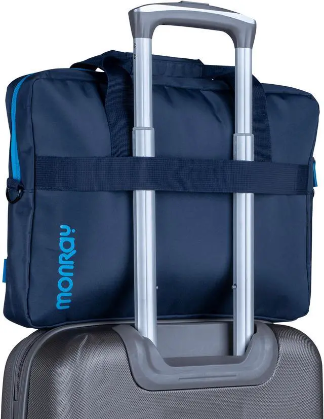 Alt view image 2 of 4 - NGS Ginger Blue - 15.6" Laptop bag with external pocket - Blue