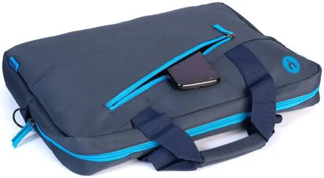 Alt view image 3 of 4 - NGS Ginger Blue - 15.6" Laptop bag with external pocket - Blue