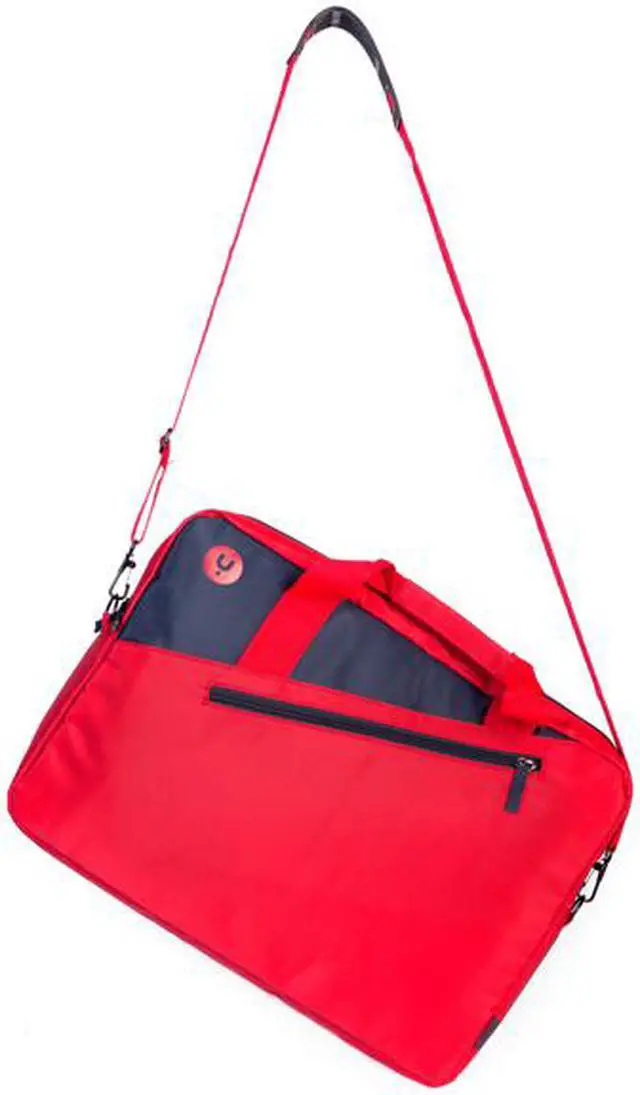 Alt view image 2 of 4 - NGS Ginger Red - 15.6" Laptop bag with external pocket - Monray Ginger - Red