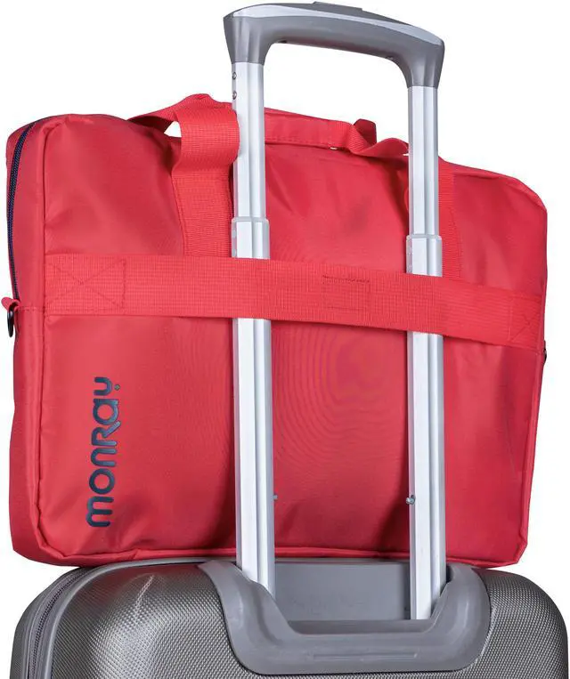 Alt view image 4 of 4 - NGS Ginger Red - 15.6" Laptop bag with external pocket - Monray Ginger - Red