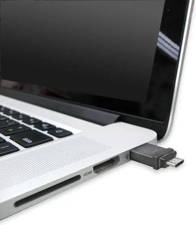 Alt view image 5 of 6 - PQI CONNECT 201 32GB USB/Micro USB Flash Pen Drive Memory Stick Key Thumb OTG