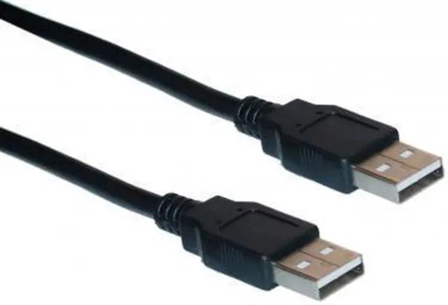 Main image of NEON USB2.0 Cable A Male to A Male Black - 300cm