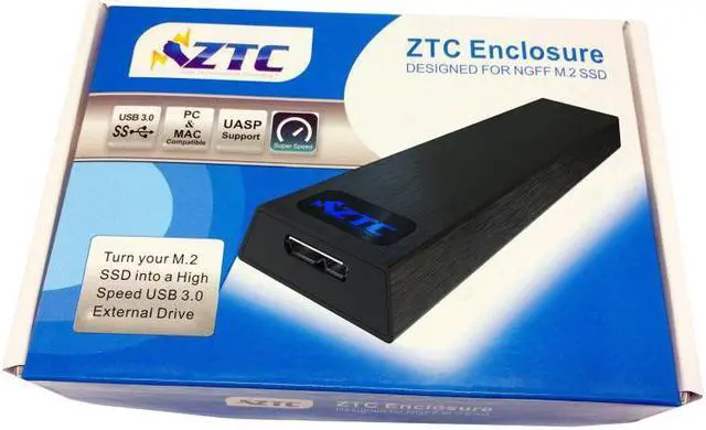 Alt view image 6 of 6 - ZTC Thunder Enclosure NGFF M.2 SSD to USB 3.0 - Aluminum Shell, 5 Size Board - High Speed 6GB/s