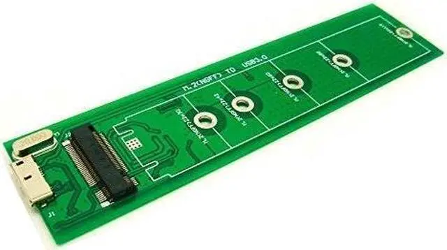Alt view image 5 of 6 - ZTC Thunder Enclosure NGFF M.2 SSD to USB 3.0 Adapter. Support UASP SuperSpeed 6Gb/s 520MB/s Gold Model ZTC-EN004-G
