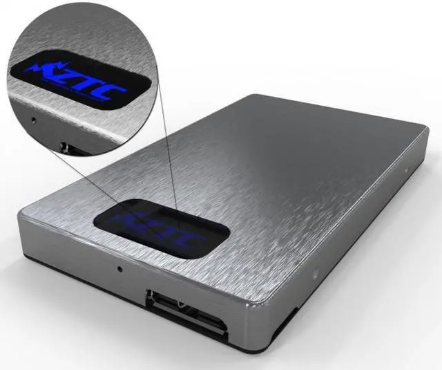Main image of ZTC Sky Board mSATA to USB3.0 SSD Enclosure Adapter Case - Model ZTC-EN002 - Silver
