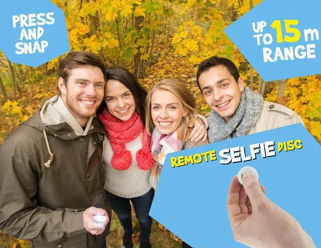 Alt view image 3 of 6 - Integral Remote Selfie Disk - Bluetooth Selfie Button Model INSELFIEDISC