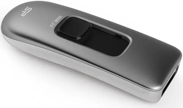 Alt view image 5 of 10 - Silicon Power Marvel M70 32GB 200/40 MB/s (read/write) Retractable USB 3.0 Flash Drive Silver