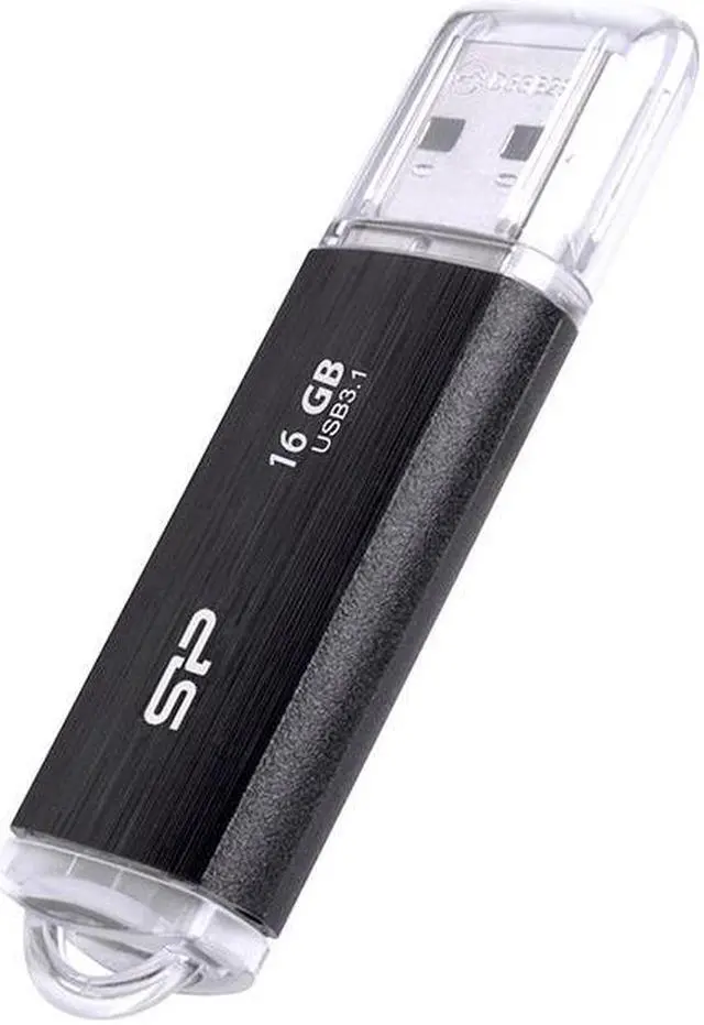 Alt view image 2 of 5 - 16GB Silicon Power Blaze B02 USB3.1 Flash Drive Black