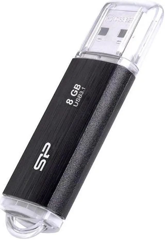 Alt view image 2 of 4 - 8GB Silicon Power Blaze B02 USB3.1 Flash Drive Black