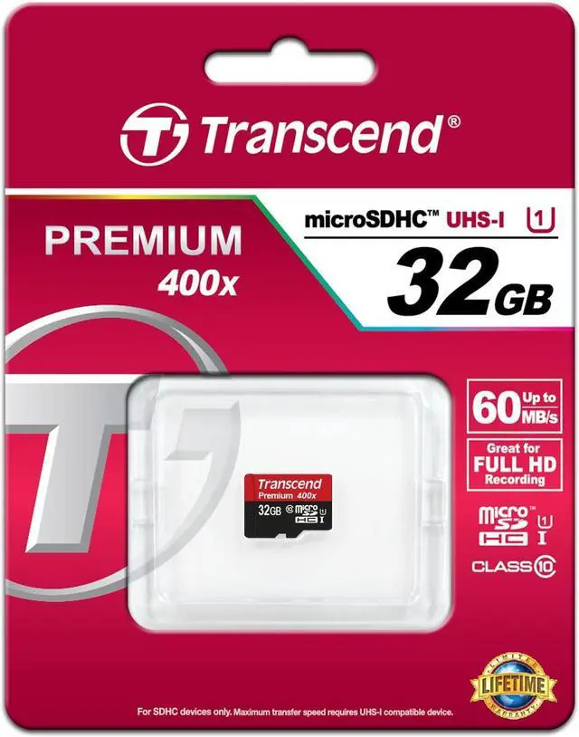 Alt view image 4 of 14 - Transcend 32GB Flash Card Model TS32GUSDCU1