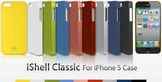 Alt view image 2 of 2 - Shield classic iShell Blue Steel Snap-On Case + High Quality Screen Protector for iPhone 5 Model CS-APP-iP5-STBL