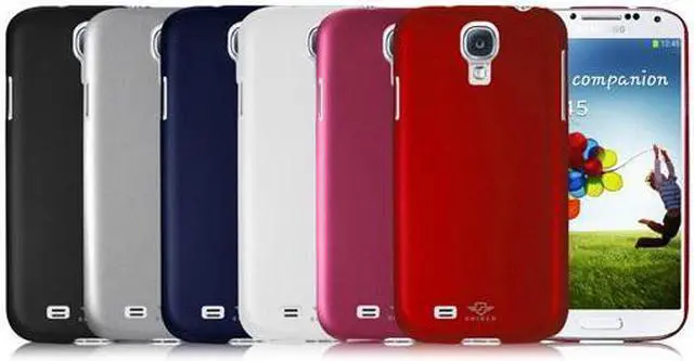 Alt view image 2 of 2 - iShell Classic Blue Snap-On Case + High Quality Screen Protector for Samsung Galaxy S4 Navy Model CS-SAM-S4-BLU