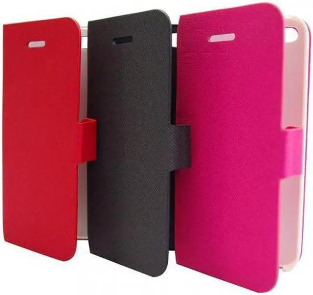 Alt view image 6 of 6 - NEON Drive Red iPhone 5 Flip Cover with Auto-Sleep Function Model IPH5-FLI-RD