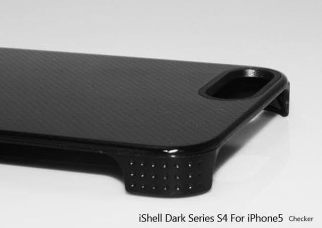 Alt view image 2 of 2 - Shield iShell Dark Checker Snap-On Case + High Quality Screen Protector for iPhone 5 Model CS-APP-iP5-CHECK